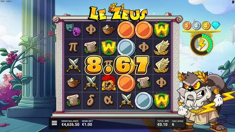 Le Zeus slot screenshot 7