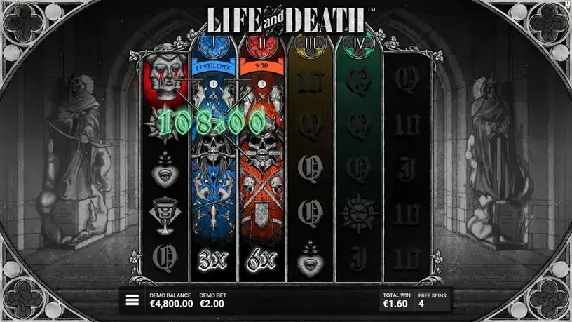 Life and Death slot screenshot 5