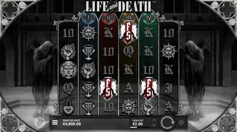 Life and Death slot screenshot 2