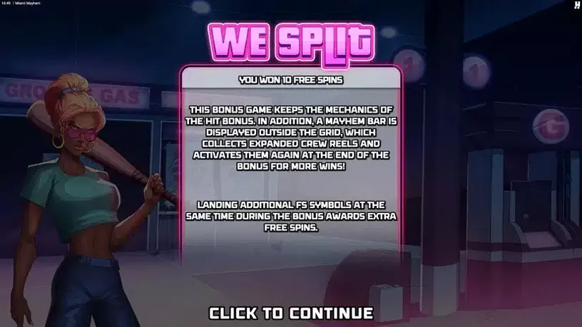 Miami Mayhem slot screenshot 5