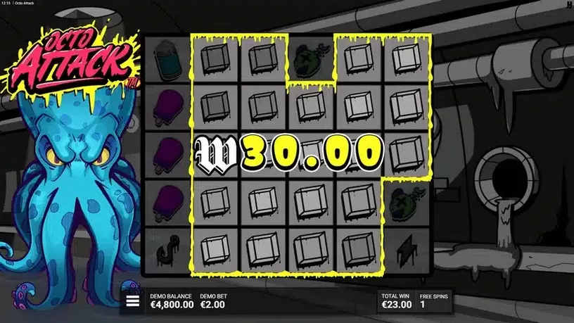 Octo Attack slot screenshot 6