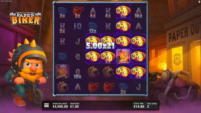 Paper Biker slot screenshot 6