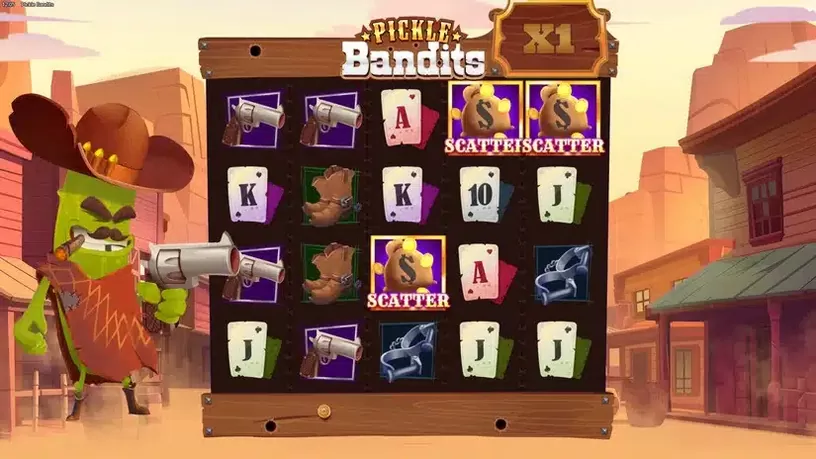 Pickle Bandits slot screenshot 2