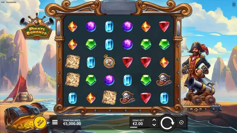 Pirate Bonanza slot screenshot 1