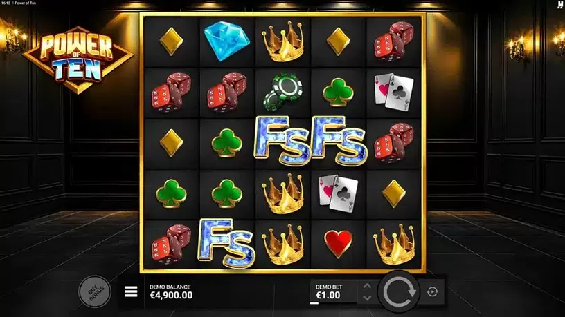 Power of Ten slot screenshot 2