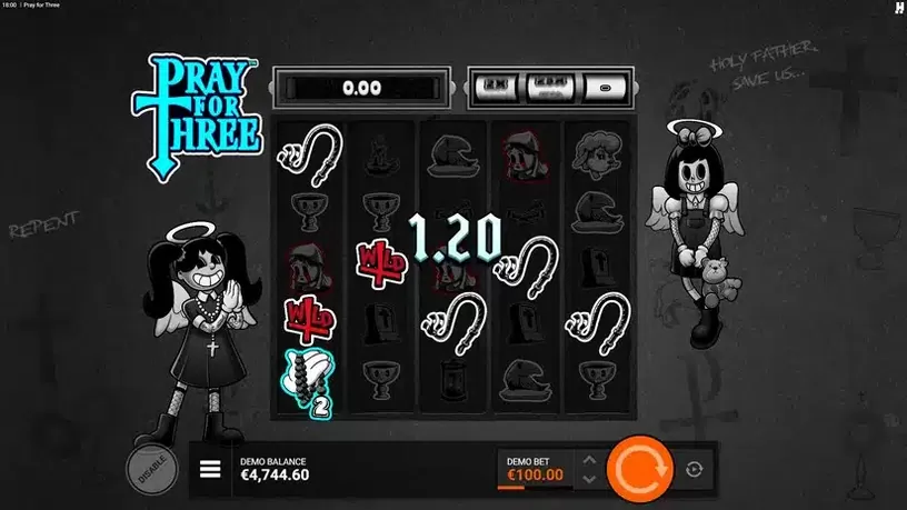 Pray For Three slot screenshot 6