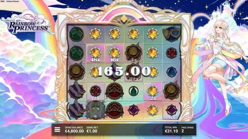 Rainbow Princess slot screenshot 6