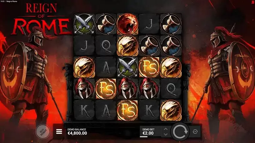 Reign of Rome slot screenshot 2