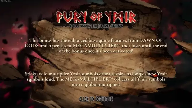 Rise of Ymir slot screenshot 3