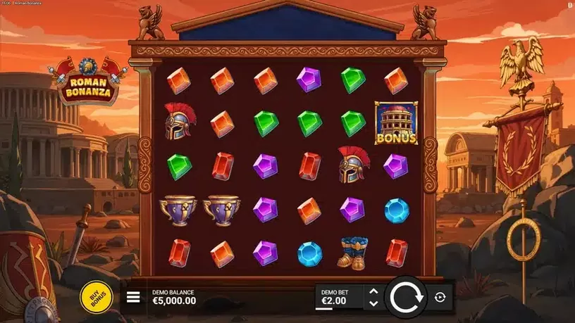 Roman Bonanza slot screenshot 1