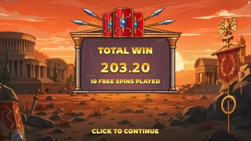 Roman Bonanza slot screenshot 4