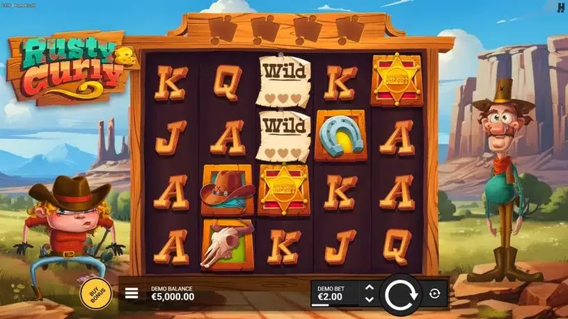 Rusty & Curly slot screenshot 1