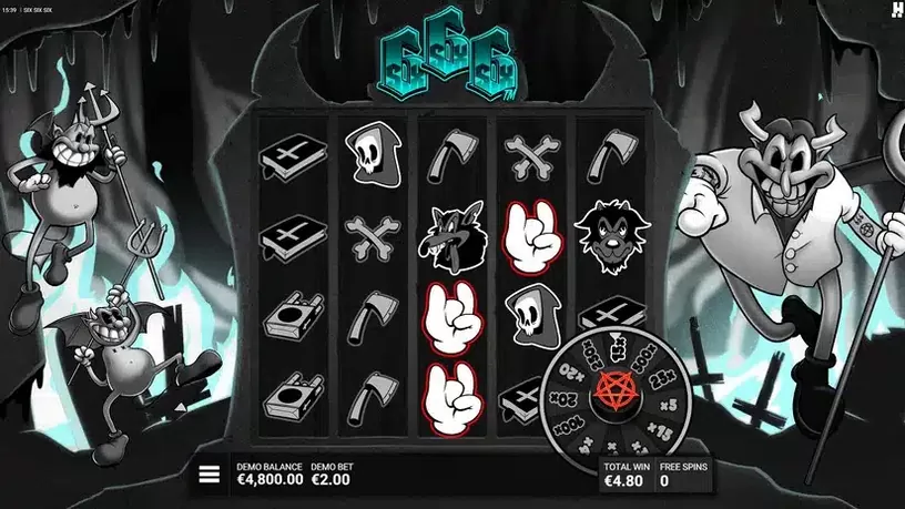 Six Six Six slot screenshot 4