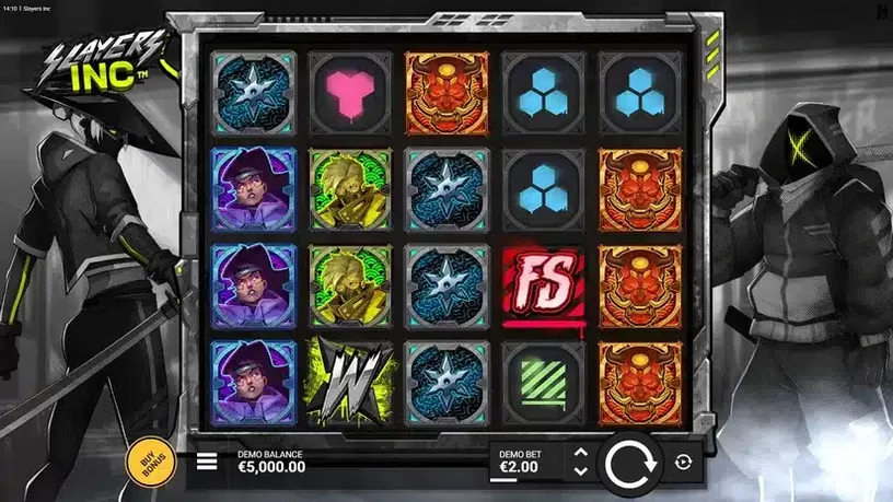 Slayers Inc slot screenshot 1