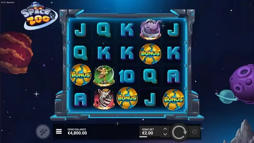Space Zoo slot screenshot 1