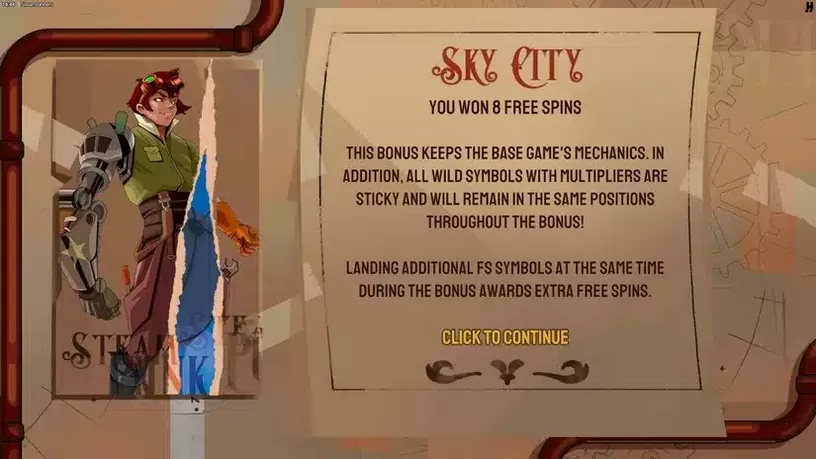 Steamrunners slot screenshot 3