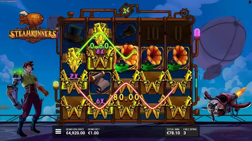 Steamrunners slot screenshot 6