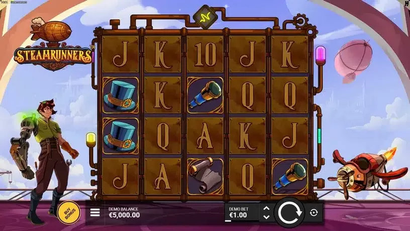Steamrunners slot screenshot 1