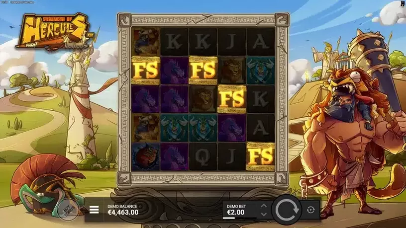 Strength of Hercule slot screenshot 2