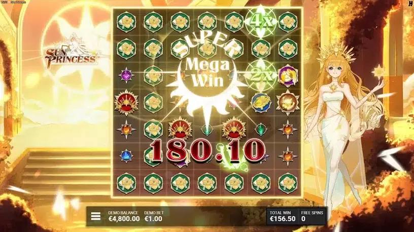 Sun Princess slot screenshot 6