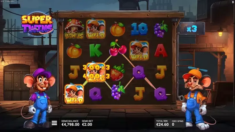 Super Twins slot screenshot 5