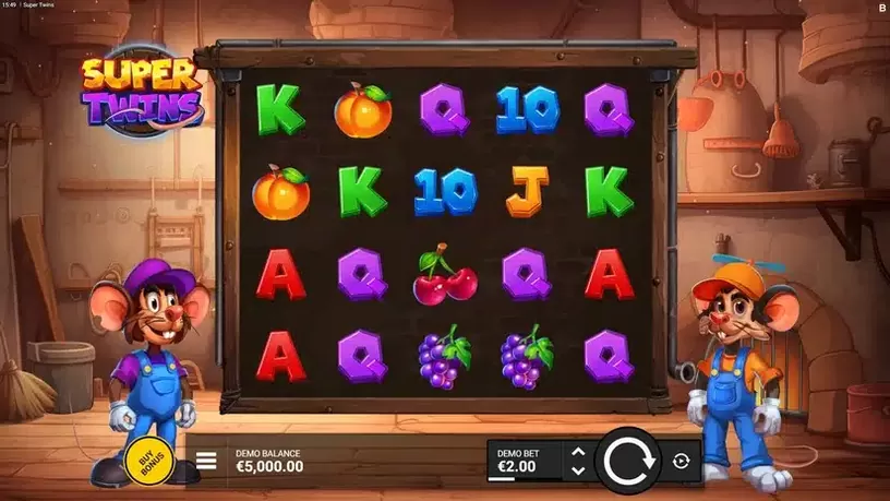 Super Twins slot screenshot 1