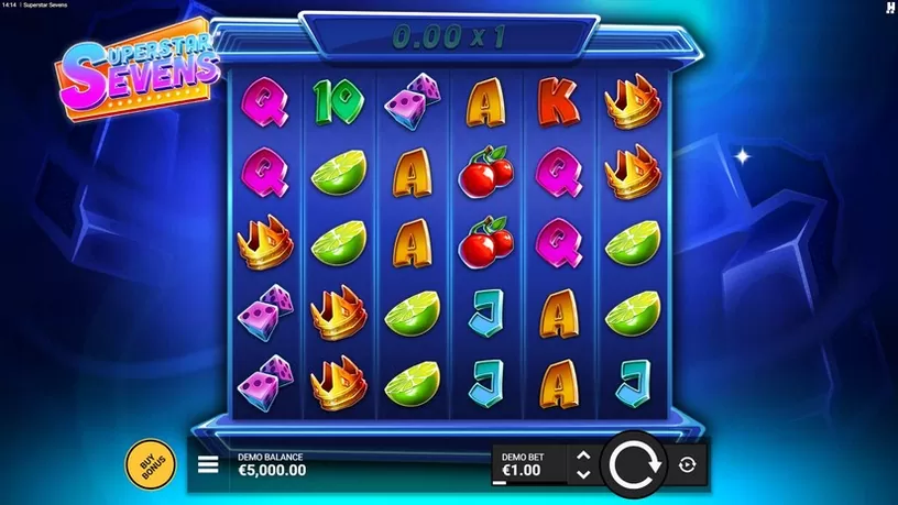 Superstar Sevens slot screenshot 1