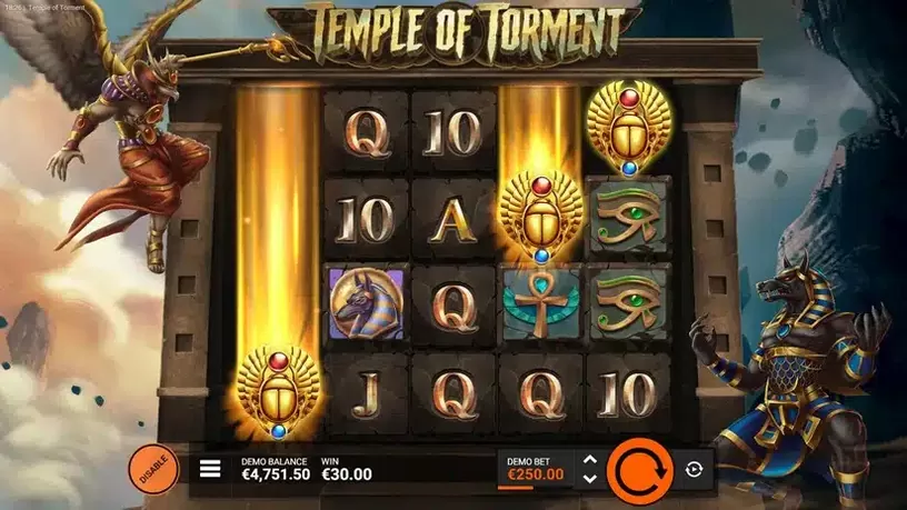 Temple of Torment slot screenshot 2