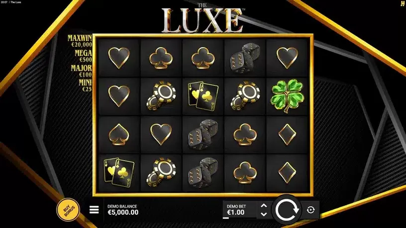 The Luxe slot screenshot 1