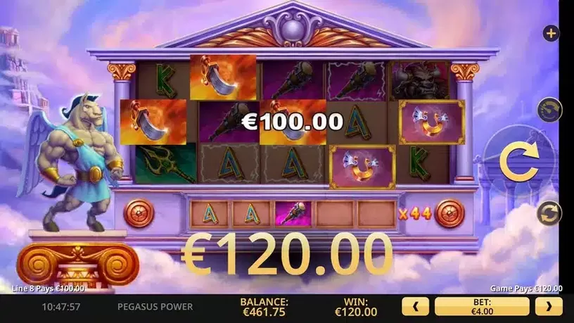 Pegasus Power slot screenshot 3