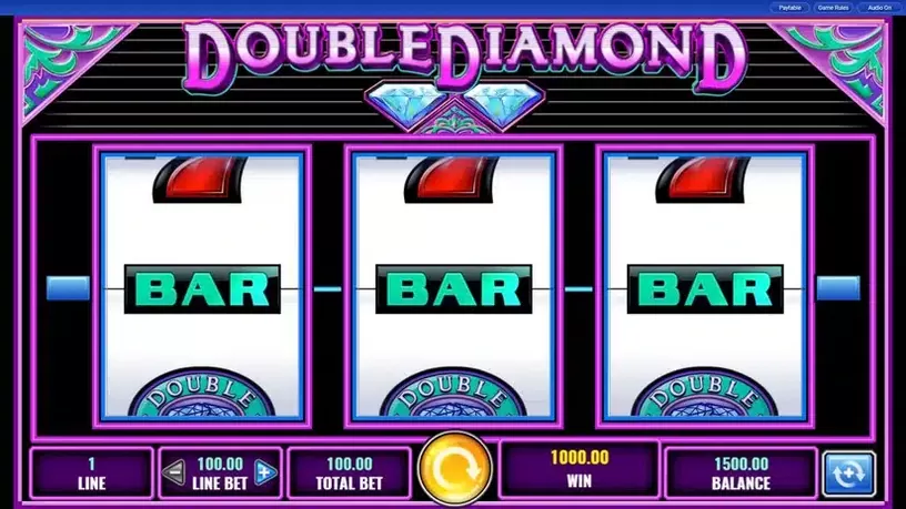 Double Diamond slot screenshot 2