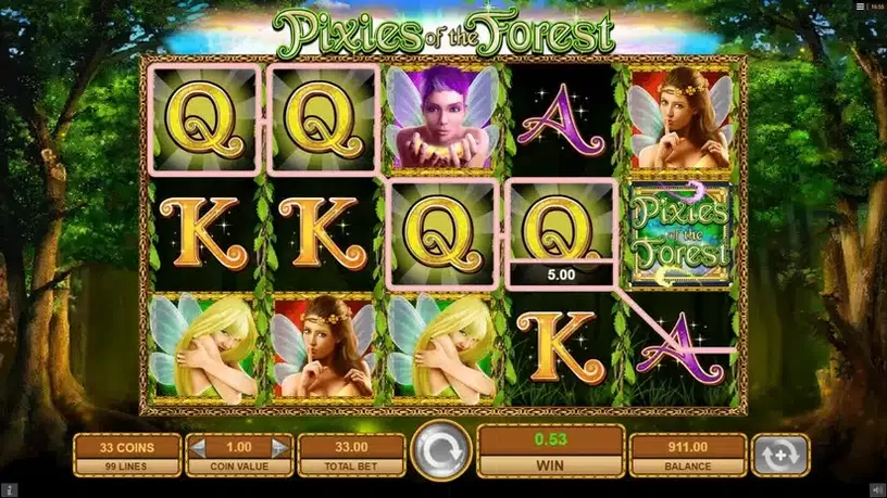 Pixies of the Forest slot screenshot 2
