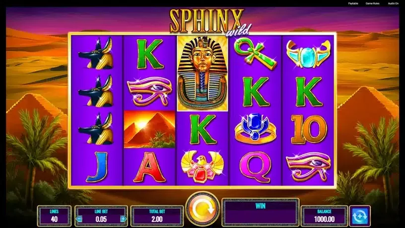 Sphinx Wild slot screenshot 1