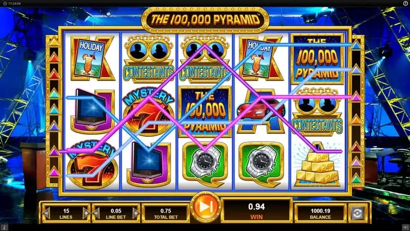 The 100,000 Pyramid slot screenshot 2