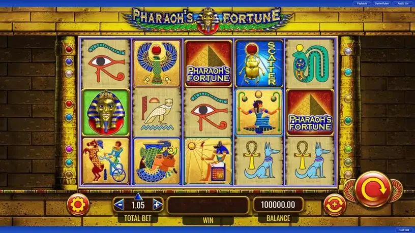 Pharoah’s Fortune slot screenshot 1