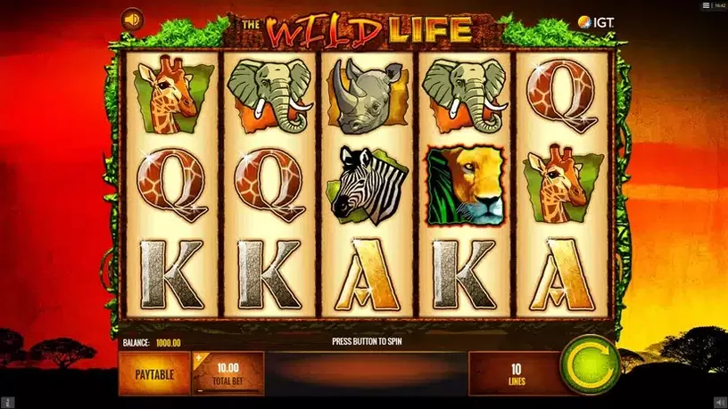 The Wild Life slot screenshot 1