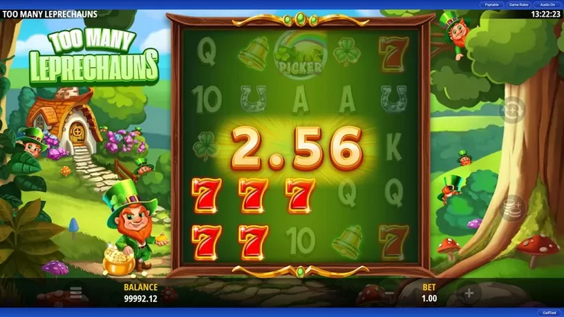 Too Many Leprechauns slot screenshot 2
