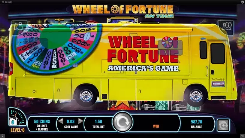 Wheel of Fortune on tour slot screenshot 4
