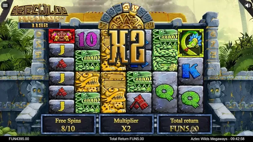 Aztec Wilds Megaways slot screenshot 3