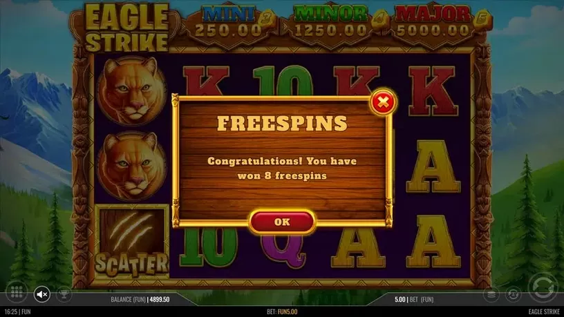Eagle Strike Hold and Win slot screenshot 4