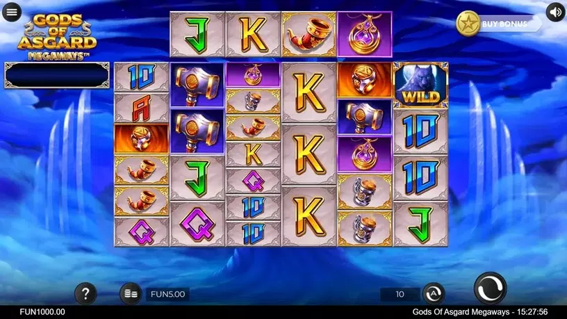 Gods of Asgard Megaways slot screenshot 1