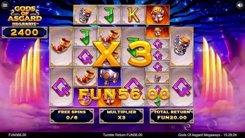 Gods of Asgard Megaways slot screenshot 5