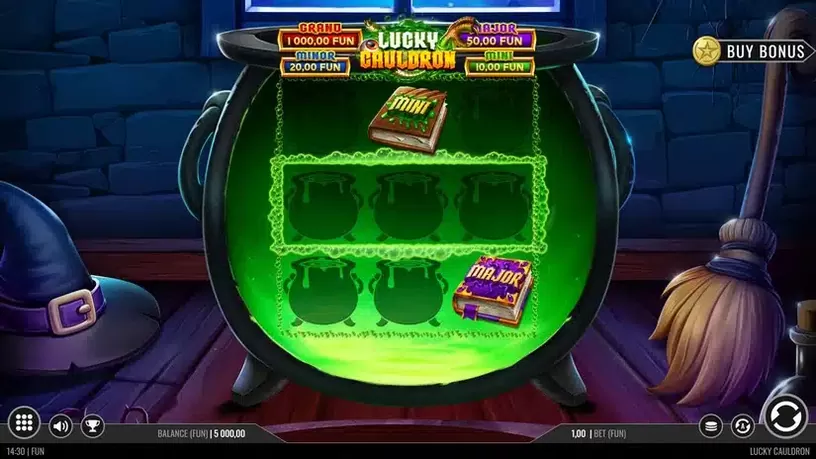 Lucky Cauldron slot screenshot 1