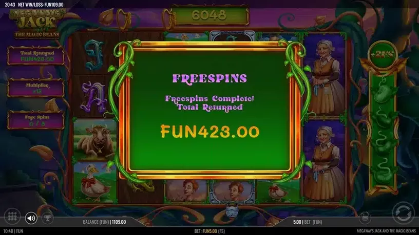 Megaways Jack and The Magic Beans slot screenshot 8