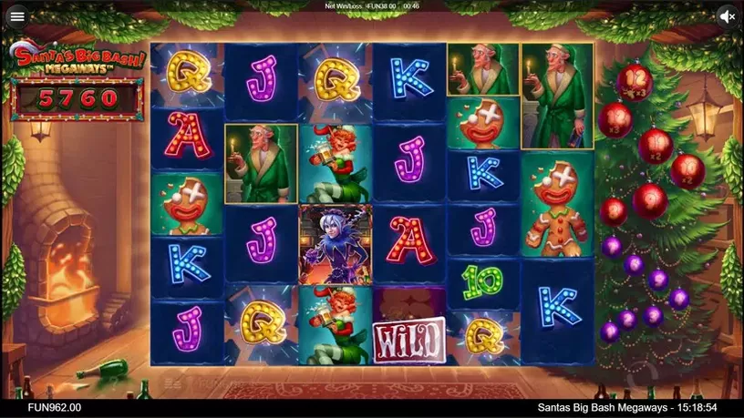 Santa’s Big Bash Megaways slot screenshot 1