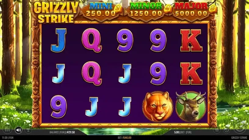 Grizzly Strike Hold and Win slot screenshot 2