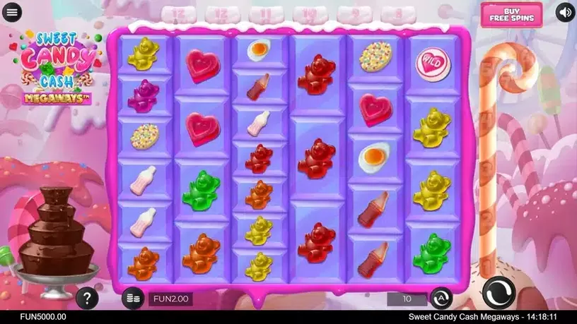 Sweet Candy Cash Megaways slot screenshot 1