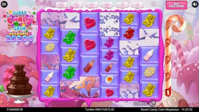 Sweet Candy Cash Megaways slot screenshot 5