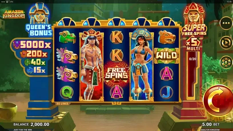 Amazon Kingdom slot screenshot 1
