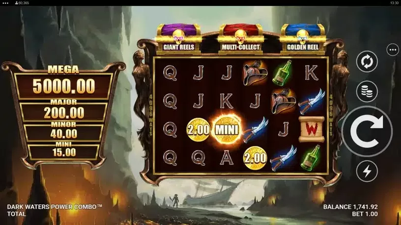Dark Waters Power Combo slot screenshot 1